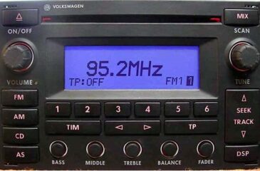 VWZ4Z4 Radio Code