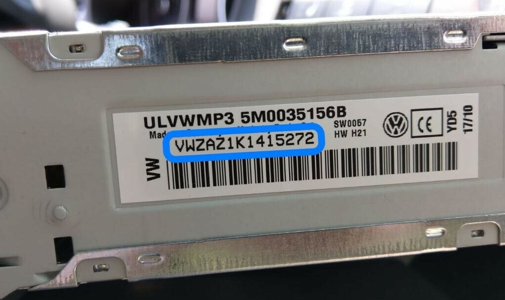 VW Passat Radio Codes